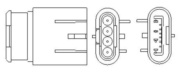 Magneti Marelli Lambdasonde 466016355154 FüR Abarth Alfa Romeo-image