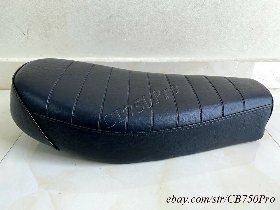 Sillín de asiento Honda SL350 K1 1970-1971. Asiento SL350K1 nuevo reproducción. Sartén de metal. Foto 4 de 4