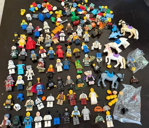 Lego Minifigure Lot  Star Wars, Minecraft, Super Hero