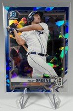 2021 Bowman Sapphire Edition - Chrome Prospects Riley Greene #BCP-4 (RC)