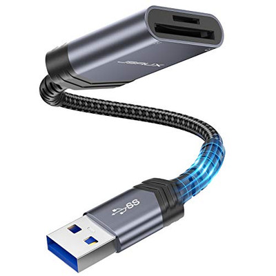 SD Kartenleser, USB 3.0 Aluminium Micro SD Kartenleser Adapter, für SD,