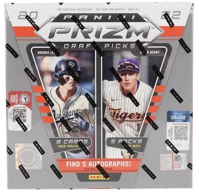 2022 PANINI PRIZM DRAFT PICKS BASEBALL Sealed HOBBY Box MISIOROWSKI JACKSON - Image 1 of 2