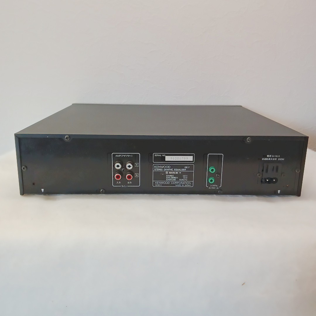 Kenwood GE-77E Graphic Equalizer 14 Band 2 Channel Stereo 100V
