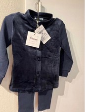 Bloom Kids Navy Velvet Jacket & Pants Set – Size 24M
