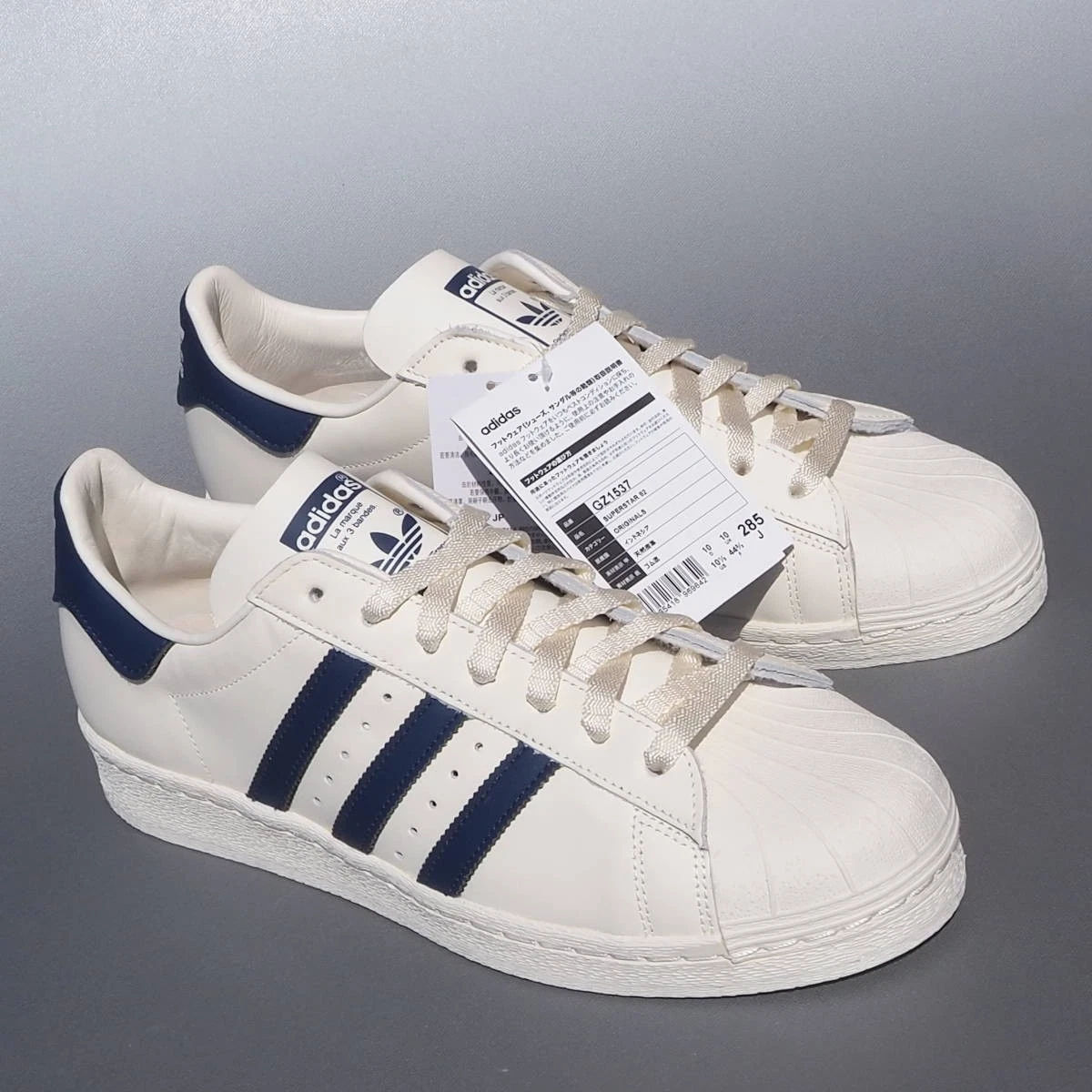 Adidas Superstar 82 White Dark Blue for sale | eBay