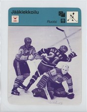 1977-80 Sportscasters Finnish Pelle Lindbergh Jaakiekkoilu #108-2579 2em