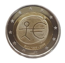 Finland 2 euro 2009 Economic and Monetary Union, PROOF - UNC!