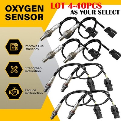 4-40PC Up Downstream Oxygen Sensor O2 For 2011-2014 Ford F-150 3.5L Turbocharged