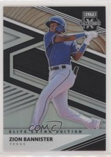 2020 Panini Elite Extra Edition Opti-Chrome Holo Prizm Zion Bannister #101 8em