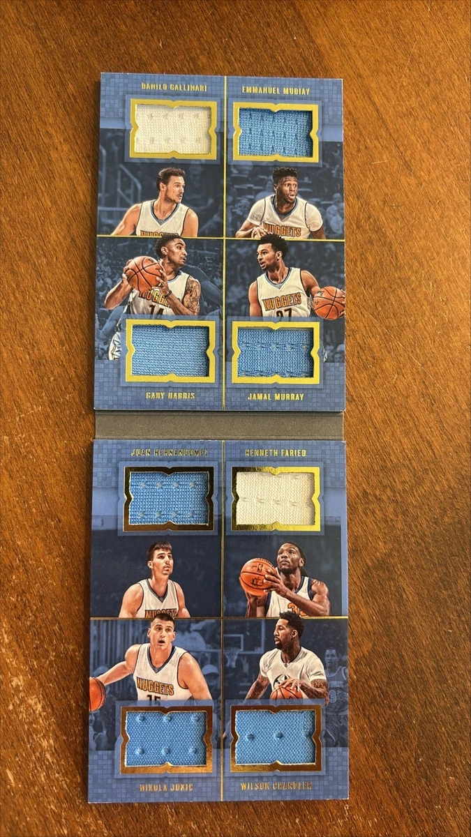 Jokic Murray Harris 2016-17 Preferred Crazy Eights Game Jersey #3 Nuggets /149