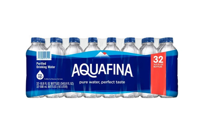 #ad #ad Aquafina Purified Bottled Drinking Water 16.9 oz 32 Pack Bottles $20.00