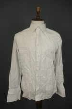 Ermenegildo Zegna White Regular Fit Long Sleeve Dress Shirt Size 42 / 17.75