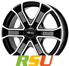 4x RC-Design RC31 schwarz front-poliert 8x18" ET30 LK6 114.3 ML 66.1 Alufelge...