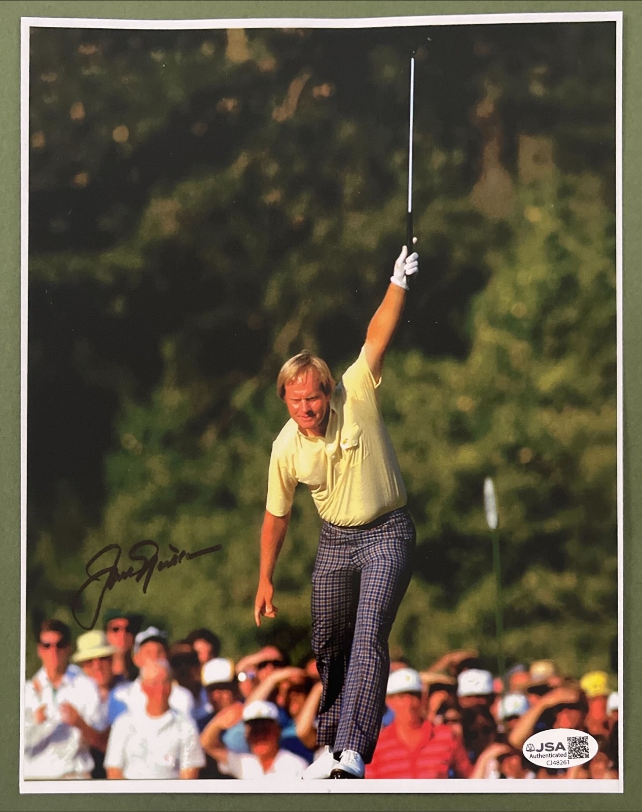 Jack Nicklaus Autographed Signed 8X10 MASTERS GOLF PHOTO JSA CERTIFIED 