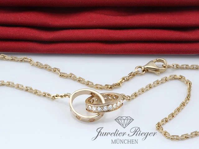 Cartier Love Collier Diamanten Brillanten Gelbgold 750 2016 B7013800 Gold - Bild 3 von 4