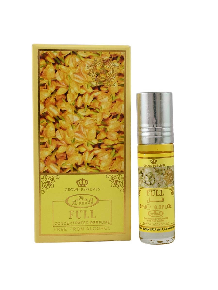 Al Rehab 6ml Perfume Oil Full Roll On Single Bottle White Flower Musk