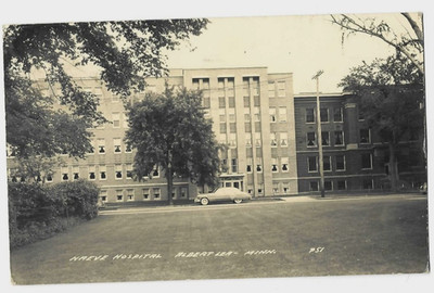 RPPC Naeve Hospital Albert Lea Minn MN Minnesota 1950