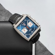 TAG Heuer Monaco Blue Unisex Adult Watch - CAW2111.FC6183