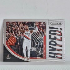 Damian Lillard Portland Trail Blazers 2019-20 Prizm Panini Get Hyped! #8