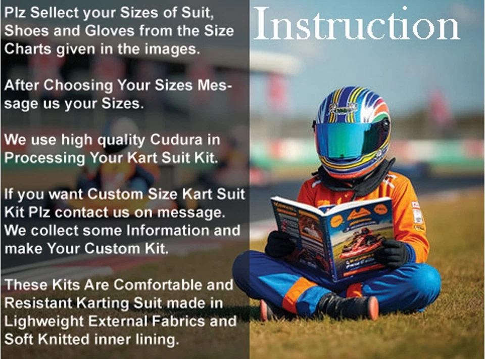 Go Kart Suit Digital Printed level 2 Karting with Customize Sizing/design - Image 3 of 3
