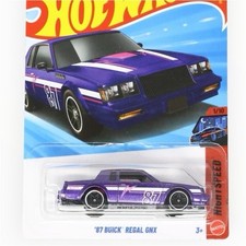 Hot Wheels 1987 Buick Regal GNX Purple Night Speed 1:64 Diecast Car