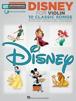 Disney - 10 Classic Songs Easy Instrumental Play-Along for Violin...