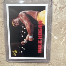 Classic WWF 1989 Trading Card #102 Hulk Hogan WWE SHARP 