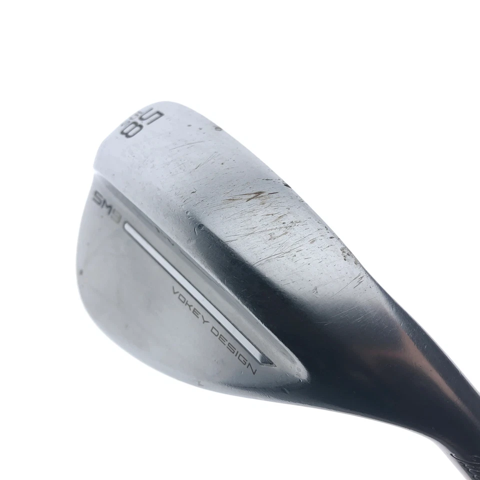 Used Titleist SM9 Tour Chrome Lob Wedge / 58.0 Degrees / Wedge Flex - Image 3 of 4