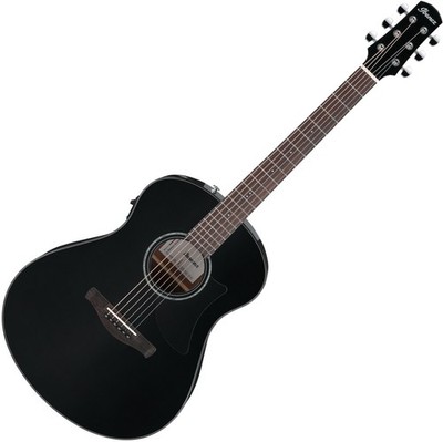 Ibanez AAM100E-BK Akustik Gitarre Black High Gloss Tonabnehmer massive Decke