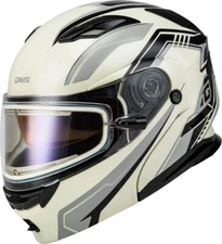 GMAX MD-01S Transistor Helmet with Electric Shield Lg White