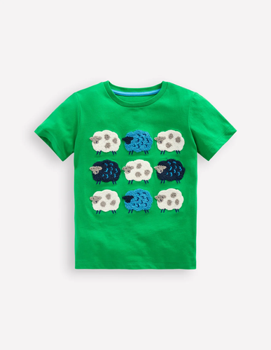 NWT Mini Boden Short Sleeve Bouclé T-shirt - Picture 3 of 25