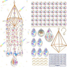 Diy Suncatchers, 220Pcs Crystal Suncatcher for Windows Hanging Art and Crafts fo