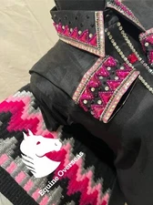 Western Showmanship Horsemanship Pleasure Show Shirt and Matching Show pad 34x40