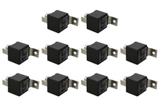 10 LOT TEMCo INDUSTRIAL 12 V 60/80 Amp Bosch Style S Relay SPDT Automotive