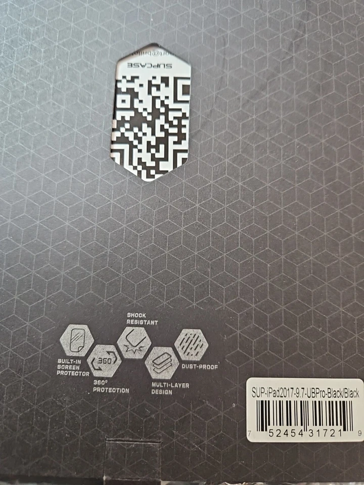 Super case Unicorn Beetle iPad 2017 9-7 Pro Black/ Black - Image 4 of 4