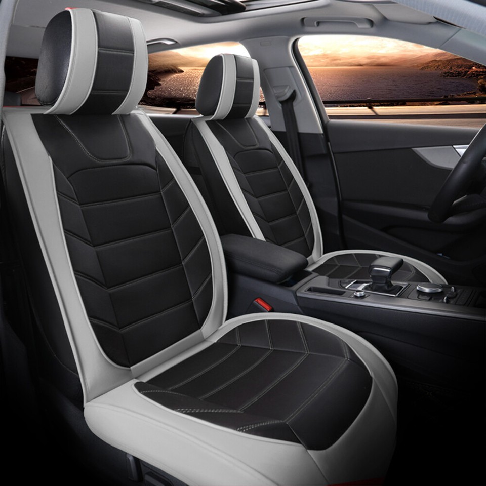 Car Seat Covers Interior Front Set Leather 2 Seater for Toyota Land