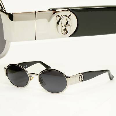 Gianni Versace 1996 Sunglasses Vintage Unisex Silver Metal Gianni Versace 1996 Sunglasses Vintage Unisex Silver Metal