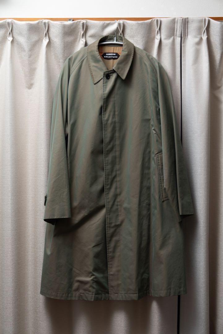 Auberge Brilla Per Il Gusto Olive Balmacaan Coat Size 40 Auberge Brilla Per Il Gusto Olive Balmacaan Coat Size 40