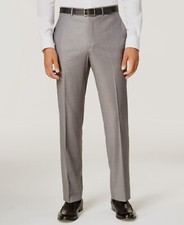 Kenneth Cole Reaction Men's Gray Slim Fit Suit Separate Pants Size 35W 32L