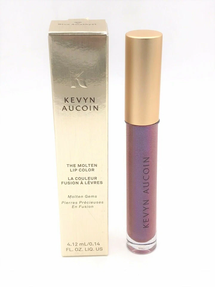 Kevyn Aucoin Set of 2x Molten Lip Color Gloss Molten Gems & Blue Amethyst NIB - Image 2 of 4