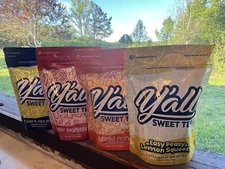 (4ct) Y'all Sweet Tea Georgia Peach, Regular, Very Raspberry, Lemon Squeezy B131
