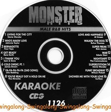 MALE R B MONSTER HITS KARAOKE CD G VOL-1126 STEVIE WONDER NEW In White Sleeve