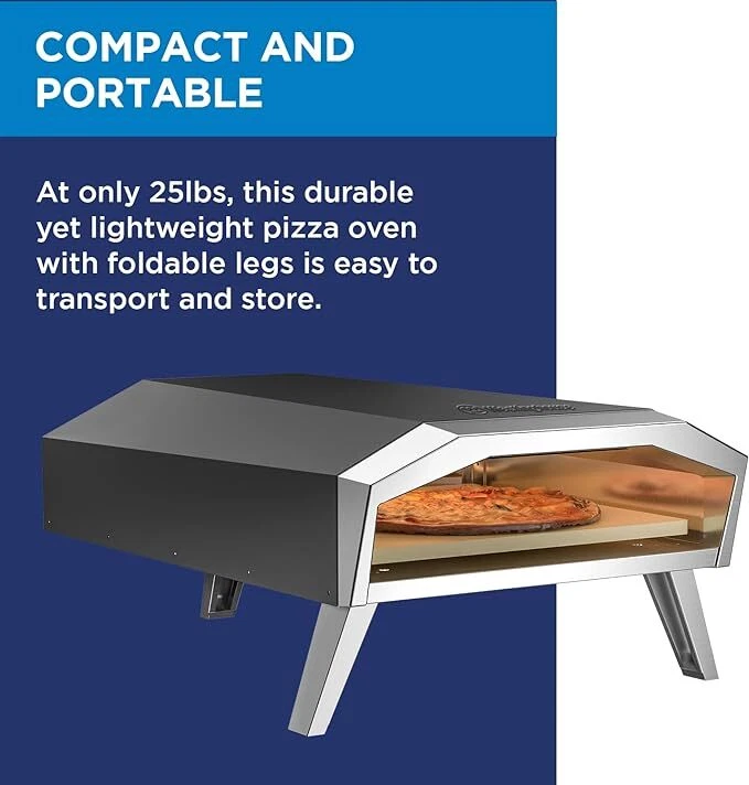 Horno para pizza Westinghouse artesanal a gas - caja abierta de acero inoxidable Foto 4 de 4