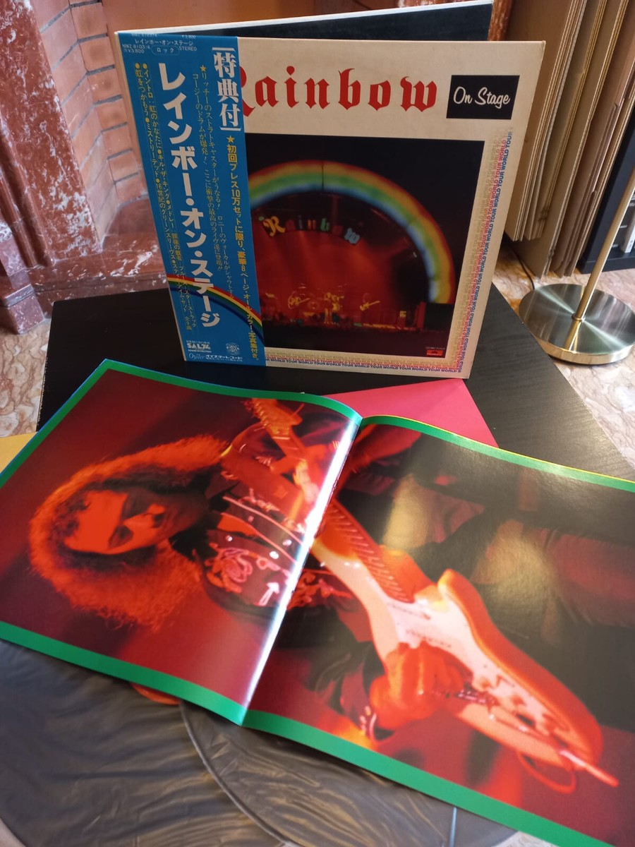 RAINBOW On Stage 1977 2LP's JAPAN OBI COMPLETE Whitesnake DEEP