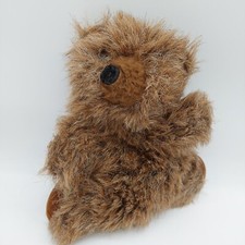 Folkmanis Brown Bear Hand Puppet Full Body Plush Stuffed Folktails Furry Folk