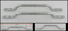 (2) Aluminum grab assist handle, Trailer, boat, truck, RV, 13.5", Free shipping