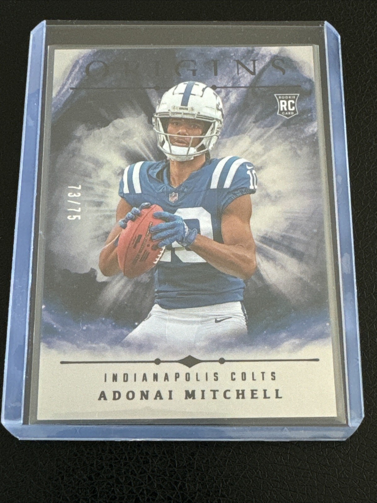 2024 Panini Origins - Rookies Holo Silver #108 Adonai Mitchell /75 (RC) Colts