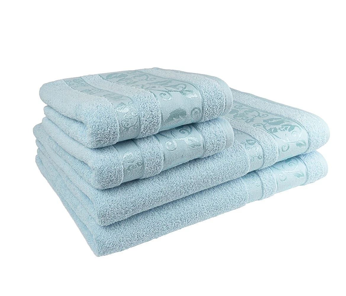 Toallas y paños de baño florales de bambú