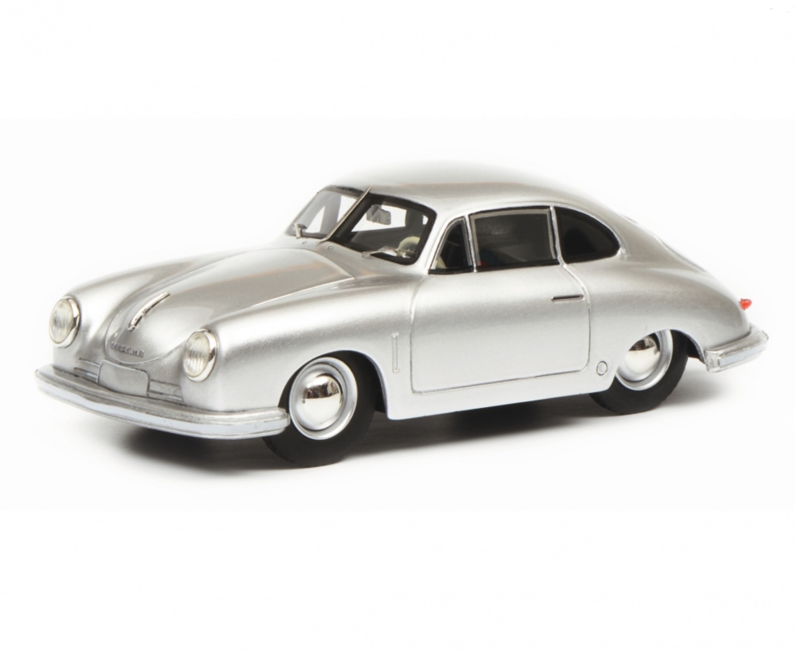 Schuco Porsche 356 Coupe Gmünd Silber 1:43 Sammlermodell Neu