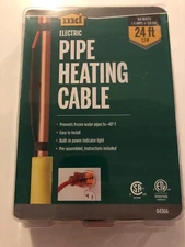 Pre-assembled Electric Pipe Heating Cable MD Building 04366, 168W, 24ft